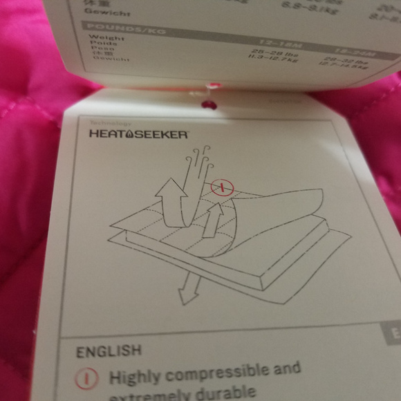 NEW North Face Infant 3-6M Girls Winter Jacket Coat 3M 6M Pink Baby Babies NWT 3 - Picture 6 of 8